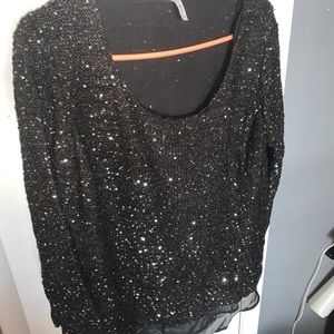 Sparkly sweater/ size Large